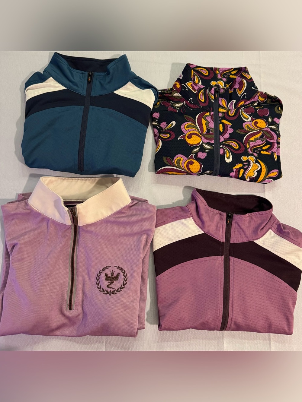 Girl’s Equestrian Riding Tops Kerrits and Equestrian Horze Sz Large